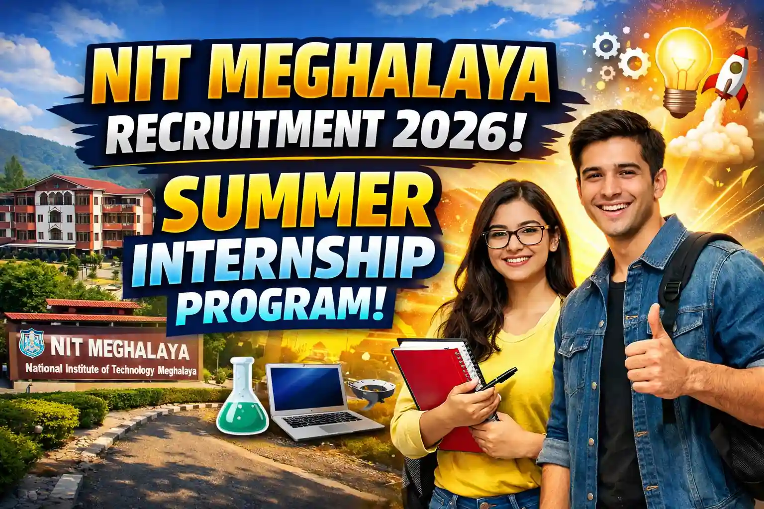 NIT Meghalaya Recruitment 2026: Summer Internship Program!